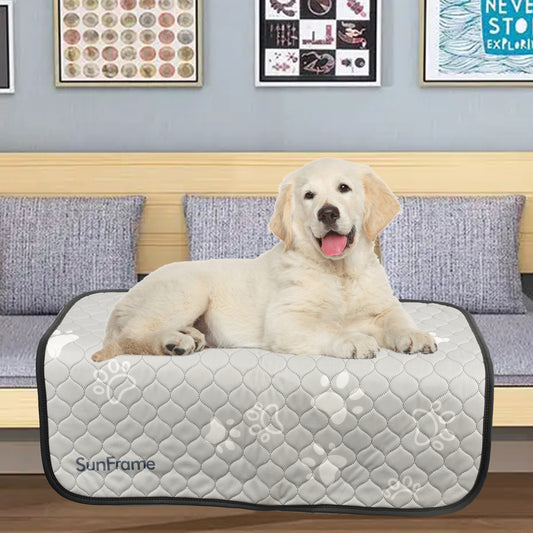 Sunframe 洗える ペットシーツ 犬 グレー