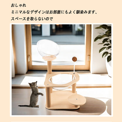 宇宙船 キャットタワー 木製