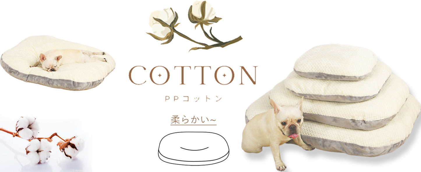 洗える 犬用 クッションマット グレー
